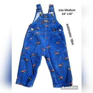 Vintage Oshkosh Overalls Airplanes
